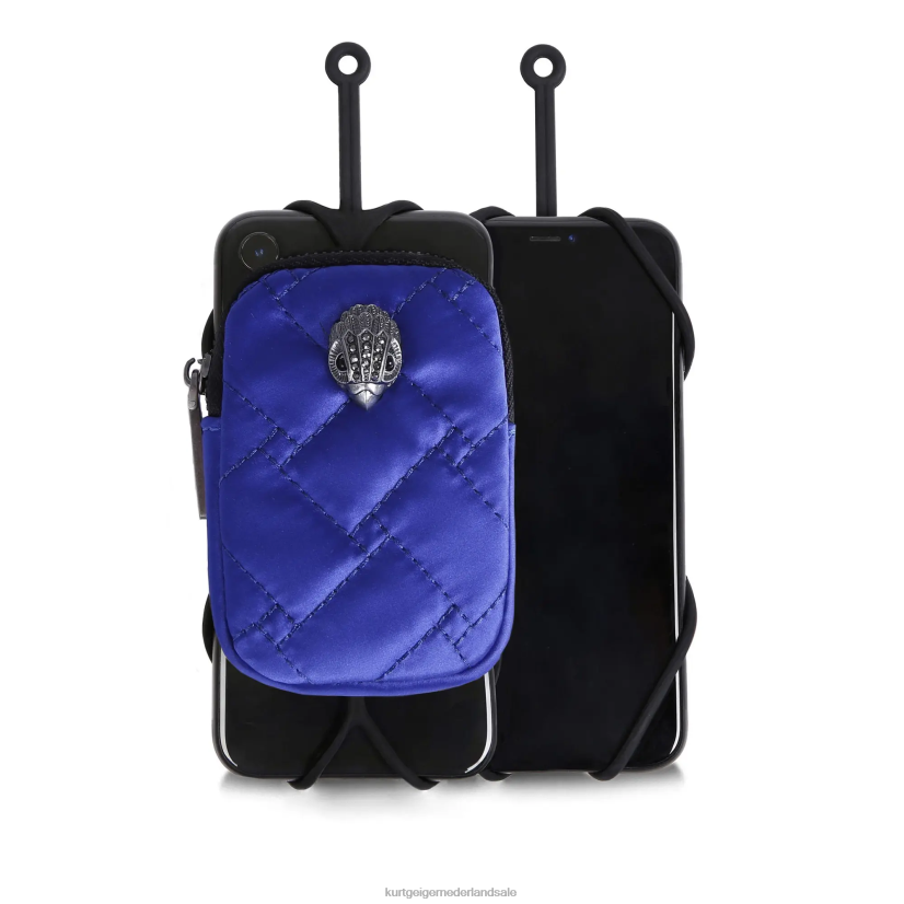vrouwen Kurt Geiger N206R536 London Eagle telefoonhouder blauw | accessoires
