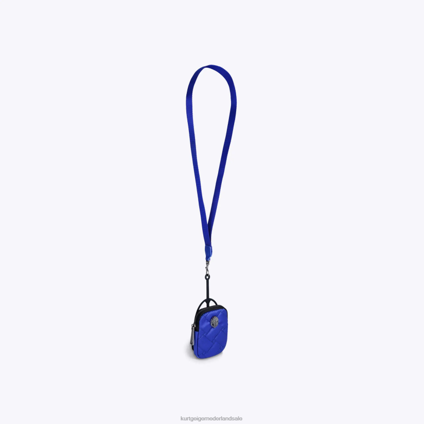 vrouwen Kurt Geiger N206R536 London Eagle telefoonhouder blauw | accessoires