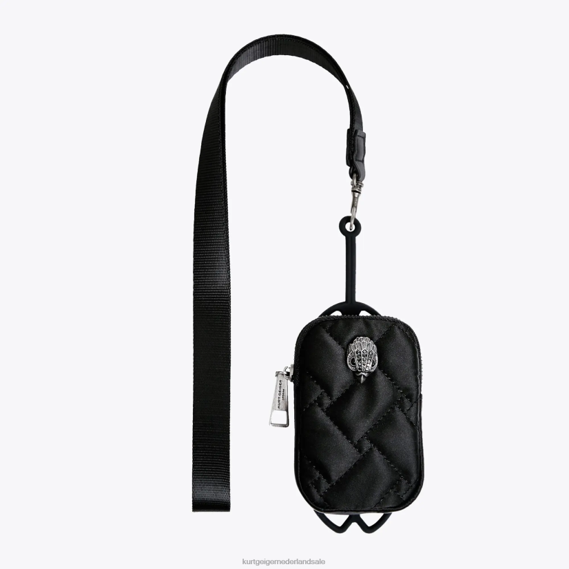 vrouwen Kurt Geiger N206R537 London Eagle telefoonhouder zwarte combinatie | accessoires
