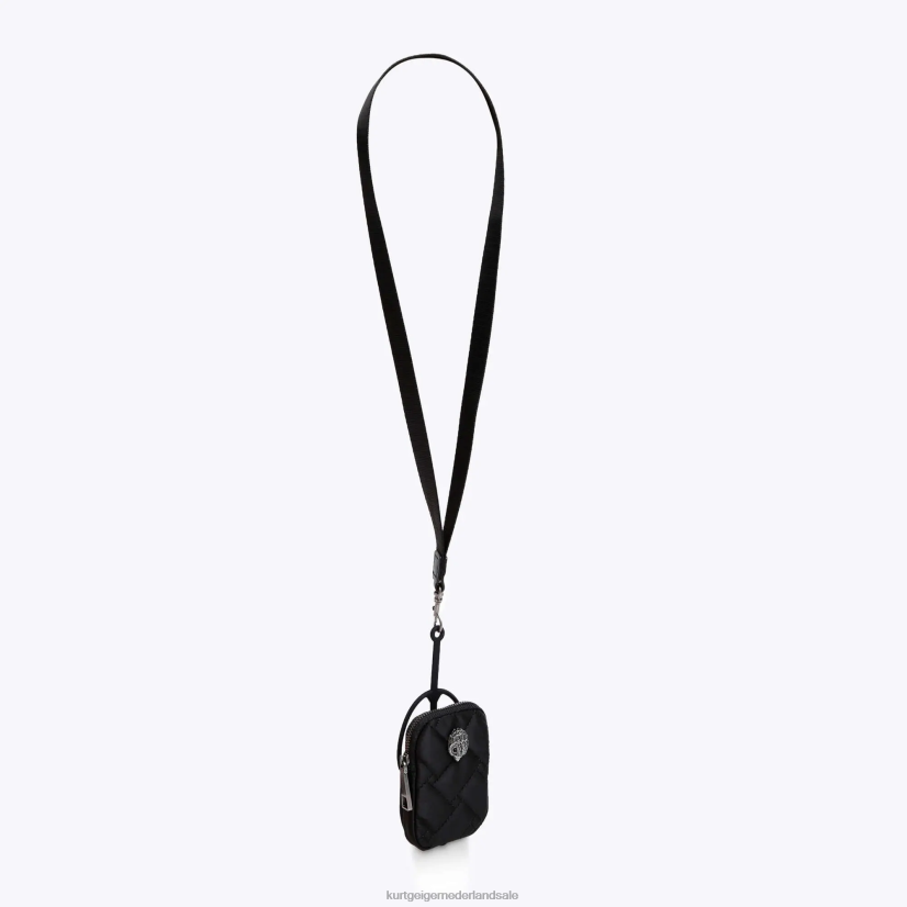 vrouwen Kurt Geiger N206R537 London Eagle telefoonhouder zwarte combinatie | accessoires