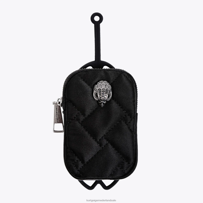 vrouwen Kurt Geiger N206R537 London Eagle telefoonhouder zwarte combinatie | accessoires