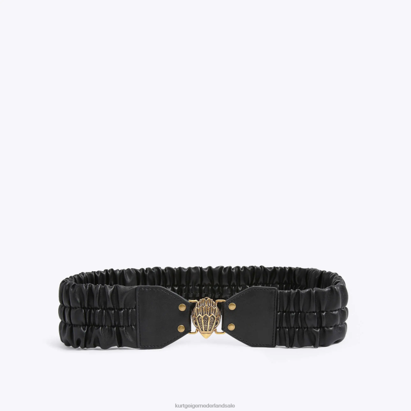 vrouwen Kurt Geiger N206R567 London Eagle stretch 65 riem zwart | accessoires