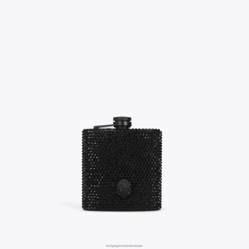 vrouwen Kurt Geiger N206R572 Londense kristallen fles zwart | accessoires