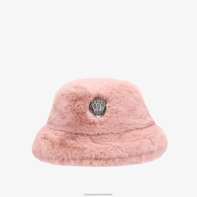 vrouwen Kurt Geiger N206R507 London Poppy vissershoed roze | accessoires