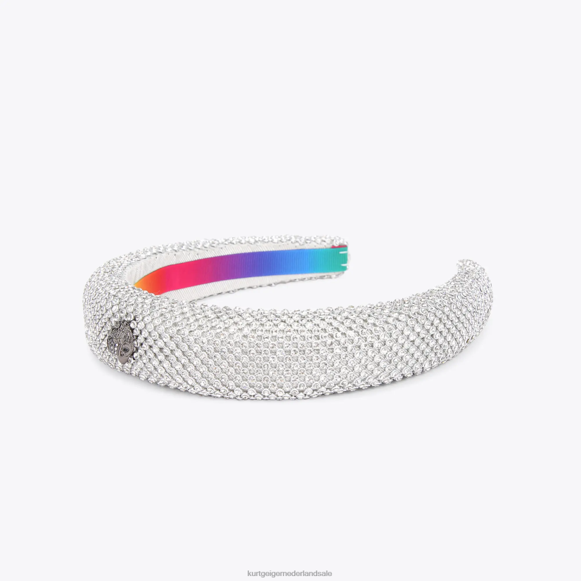 vrouwen Kurt Geiger N206R516 Londen kristallen hoofdband zilver | accessoires