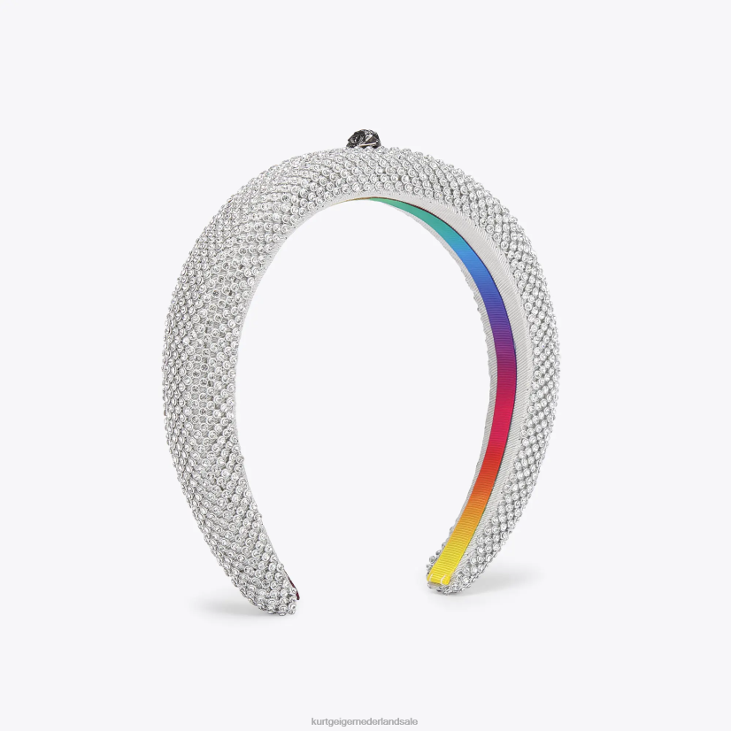 vrouwen Kurt Geiger N206R516 Londen kristallen hoofdband zilver | accessoires