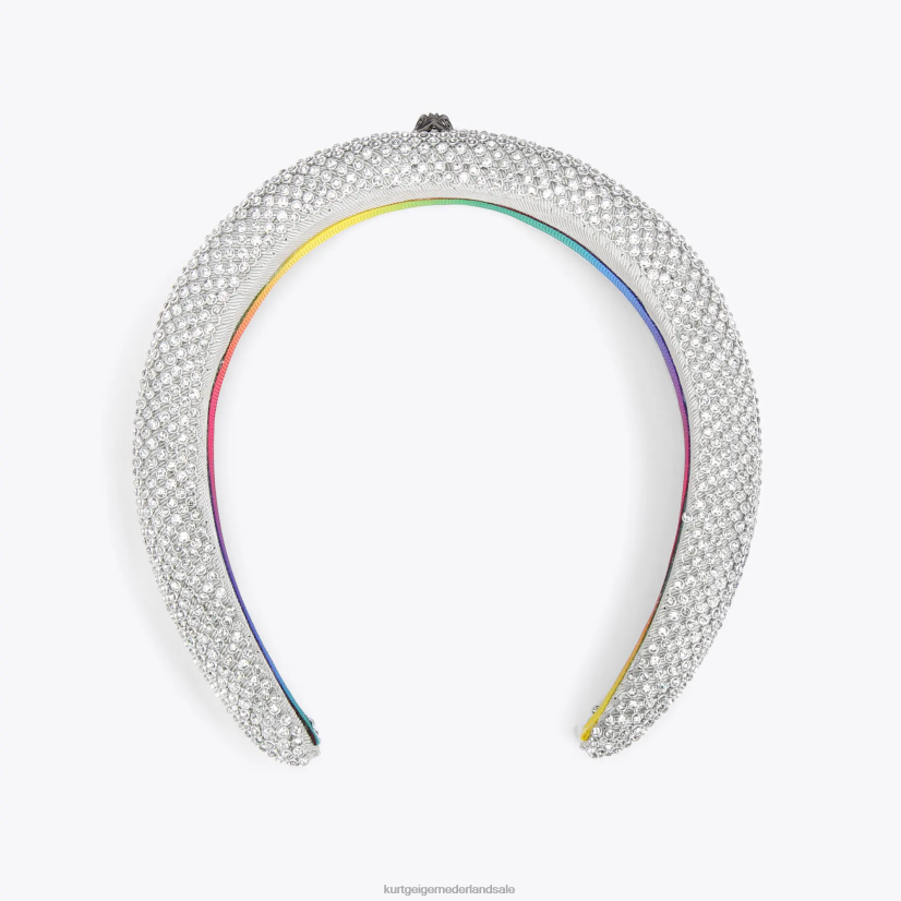 vrouwen Kurt Geiger N206R516 Londen kristallen hoofdband zilver | accessoires