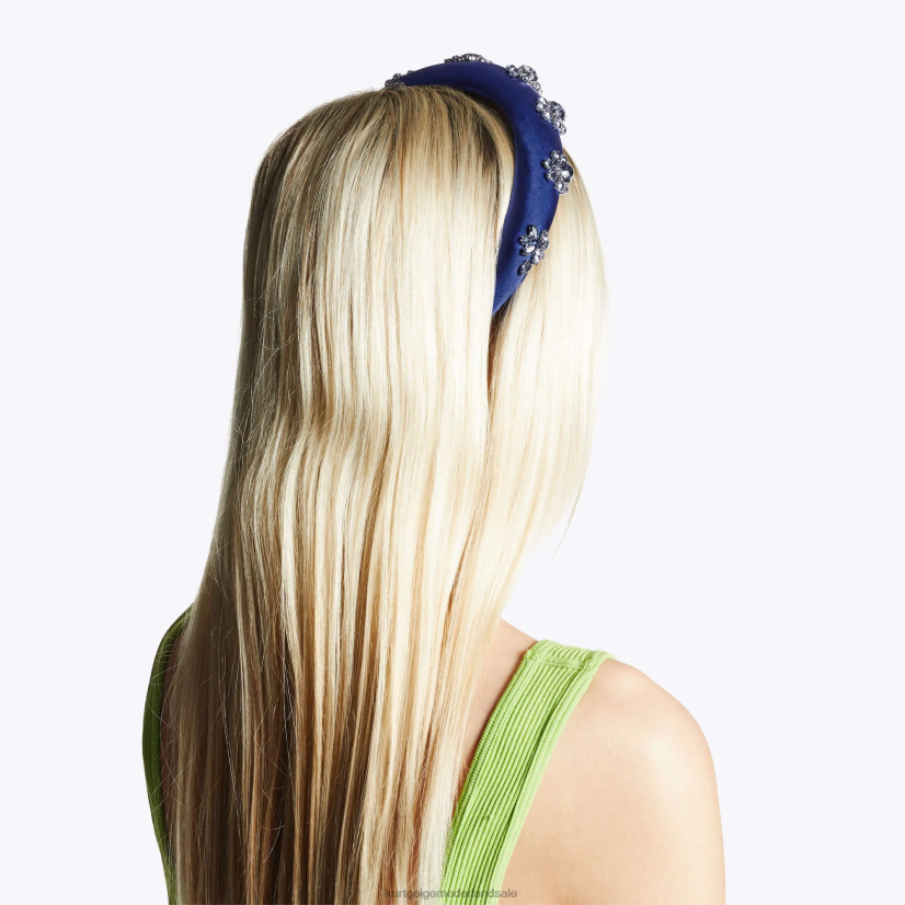 vrouwen Kurt Geiger N206R576 Londen kristallen hoofdband blauw | accessoires