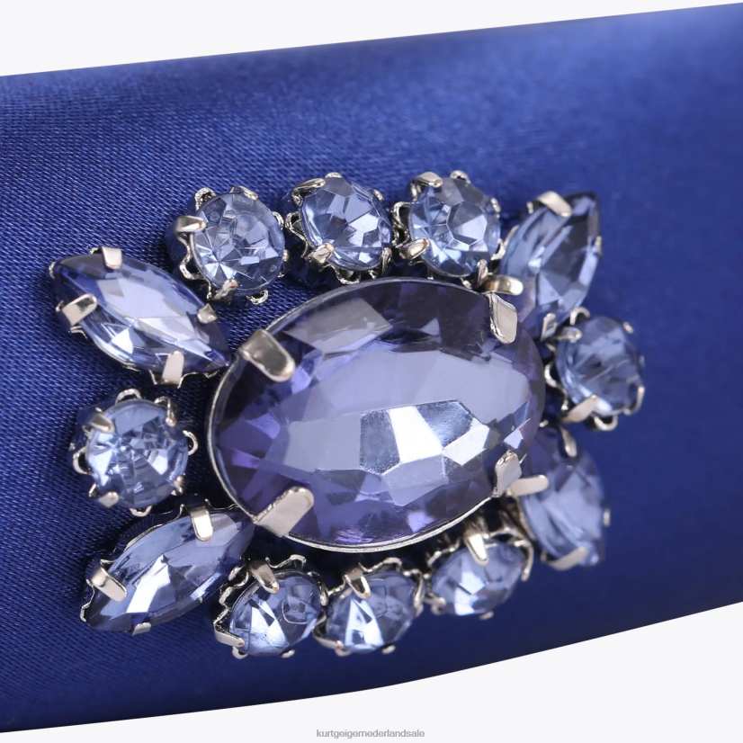 vrouwen Kurt Geiger N206R576 Londen kristallen hoofdband blauw | accessoires