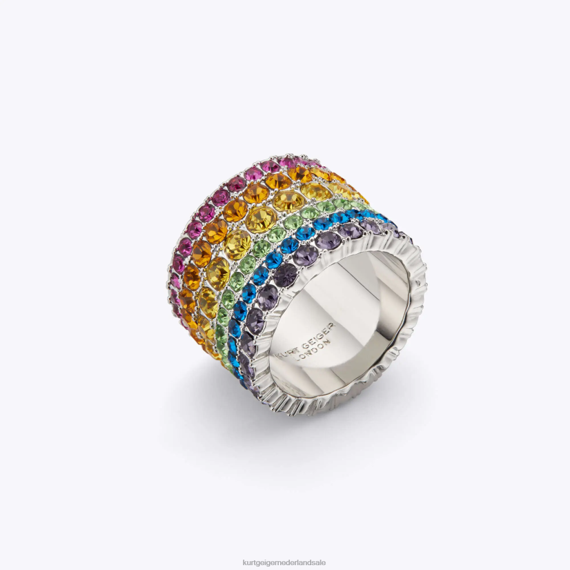 vrouwen Kurt Geiger N206R153 Londen multi-kristallen ring meerdere/andere | accessoires