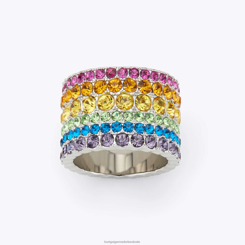 vrouwen Kurt Geiger N206R153 Londen multi-kristallen ring meerdere/andere | accessoires