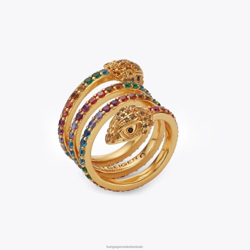 vrouwen Kurt Geiger N206R179 London Eagle spiraalvormige ring meerdere/andere | accessoires