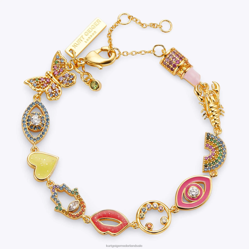 vrouwen Kurt Geiger N206R187 Londen multi bedelarmband meerdere/andere | accessoires