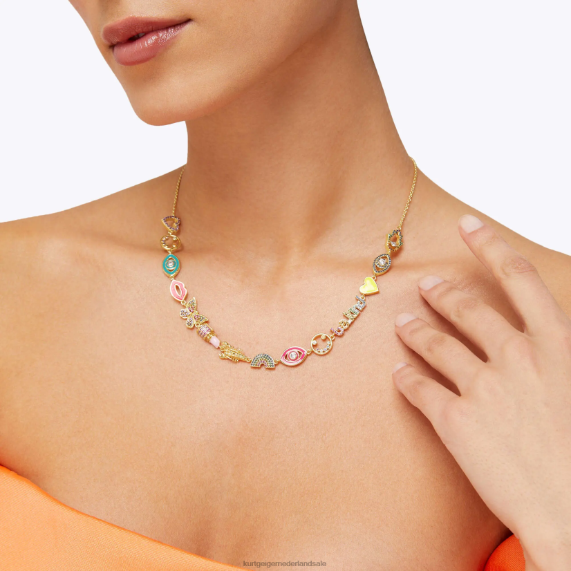 vrouwen Kurt Geiger N206R188 Londen multi-charme ketting meerdere/andere | accessoires