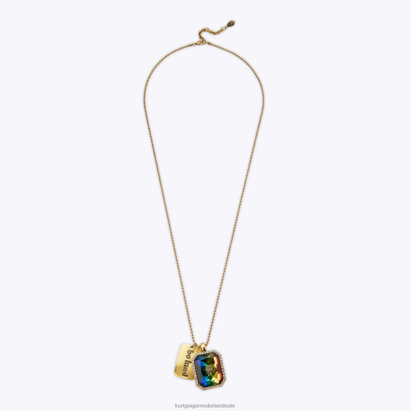 vrouwen Kurt Geiger N206R203 Londen regenboog edelsteen ketting meerdere/andere | accessoires