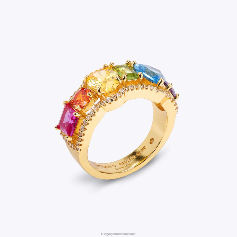 vrouwen Kurt Geiger N206R250 London Rainbow Mix-ring meerdere/andere | accessoires