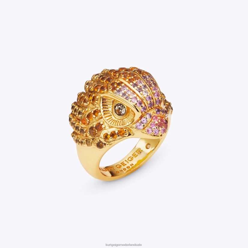 vrouwen Kurt Geiger N206R542 Londen pave adelaarsring goud | accessoires