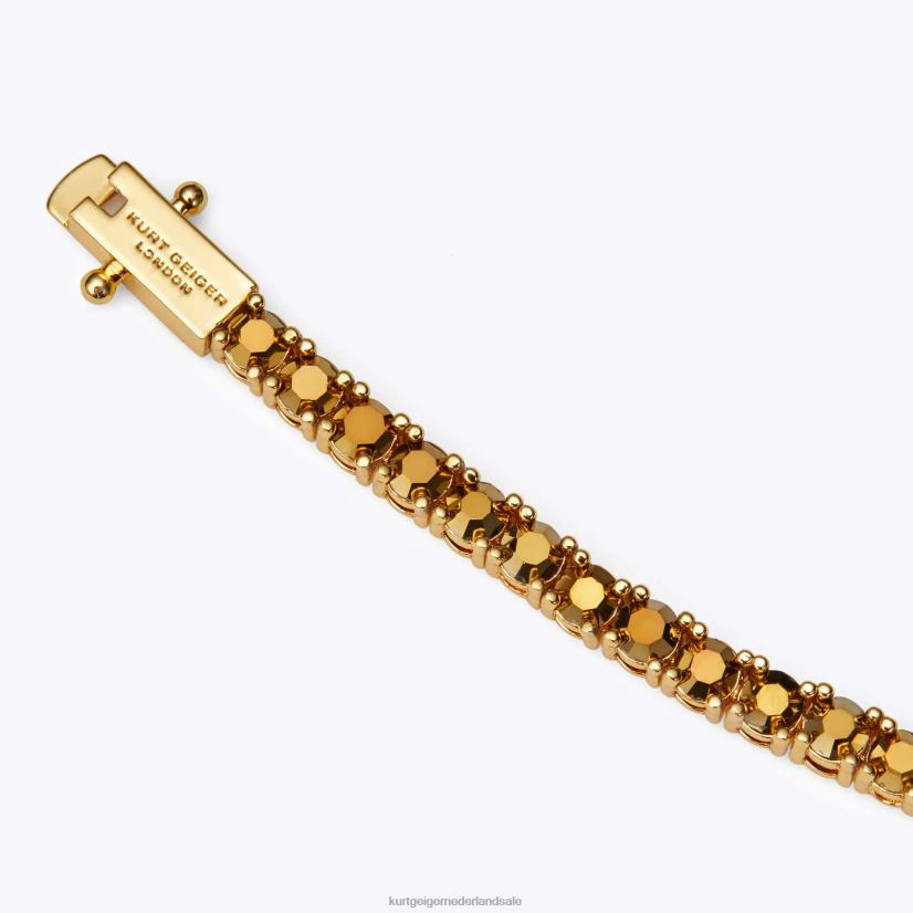 vrouwen Kurt Geiger N206R545 London Eagle tennisarmband goud | accessoires