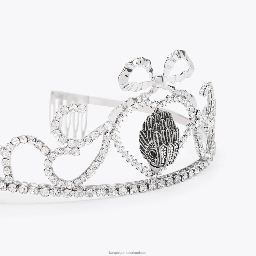 vrouwen Kurt Geiger N206R546 Londen Eagle tiara zilver | accessoires