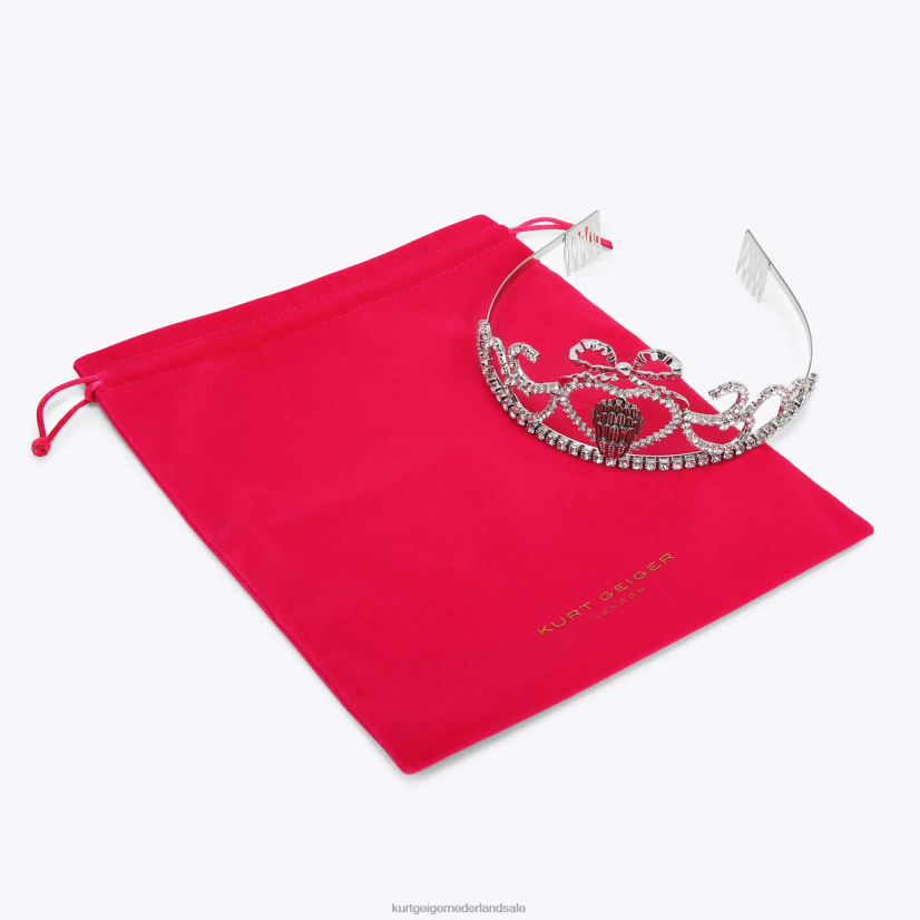 vrouwen Kurt Geiger N206R546 Londen Eagle tiara zilver | accessoires