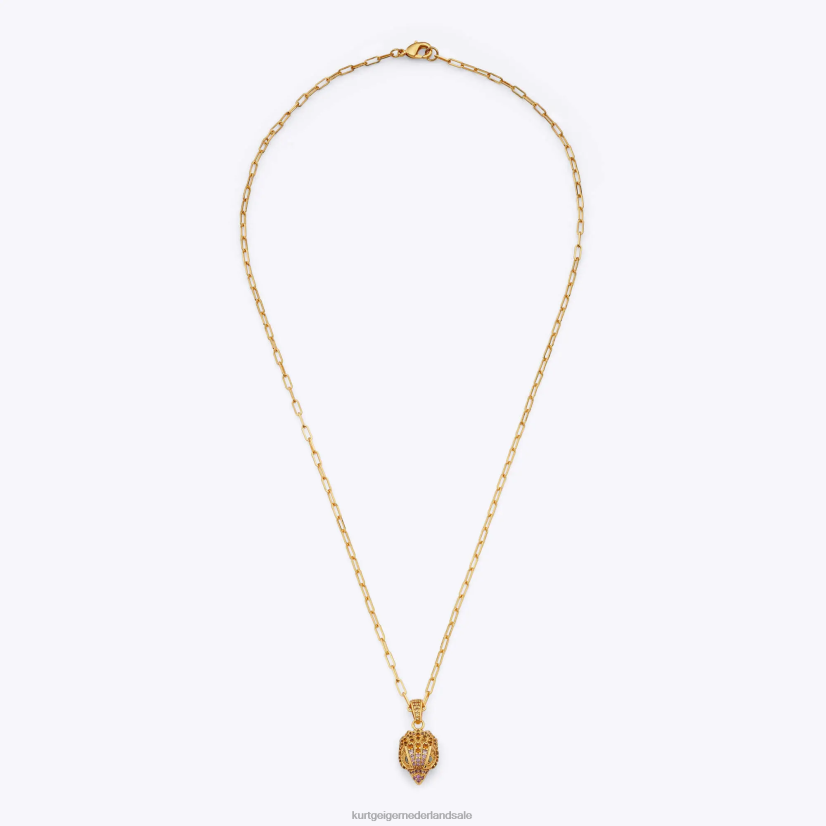 vrouwen Kurt Geiger N206R548 Londen pave adelaar ketting goud | accessoires