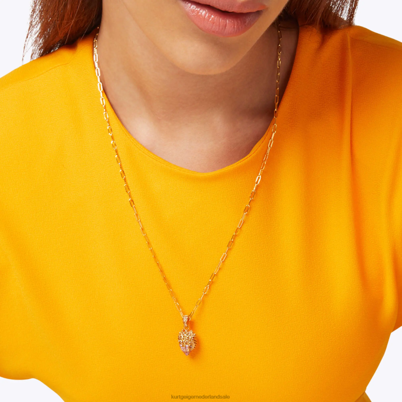 vrouwen Kurt Geiger N206R548 Londen pave adelaar ketting goud | accessoires