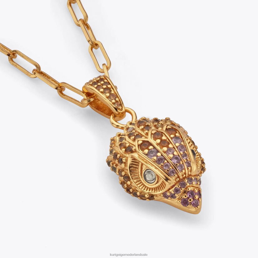 vrouwen Kurt Geiger N206R548 Londen pave adelaar ketting goud | accessoires