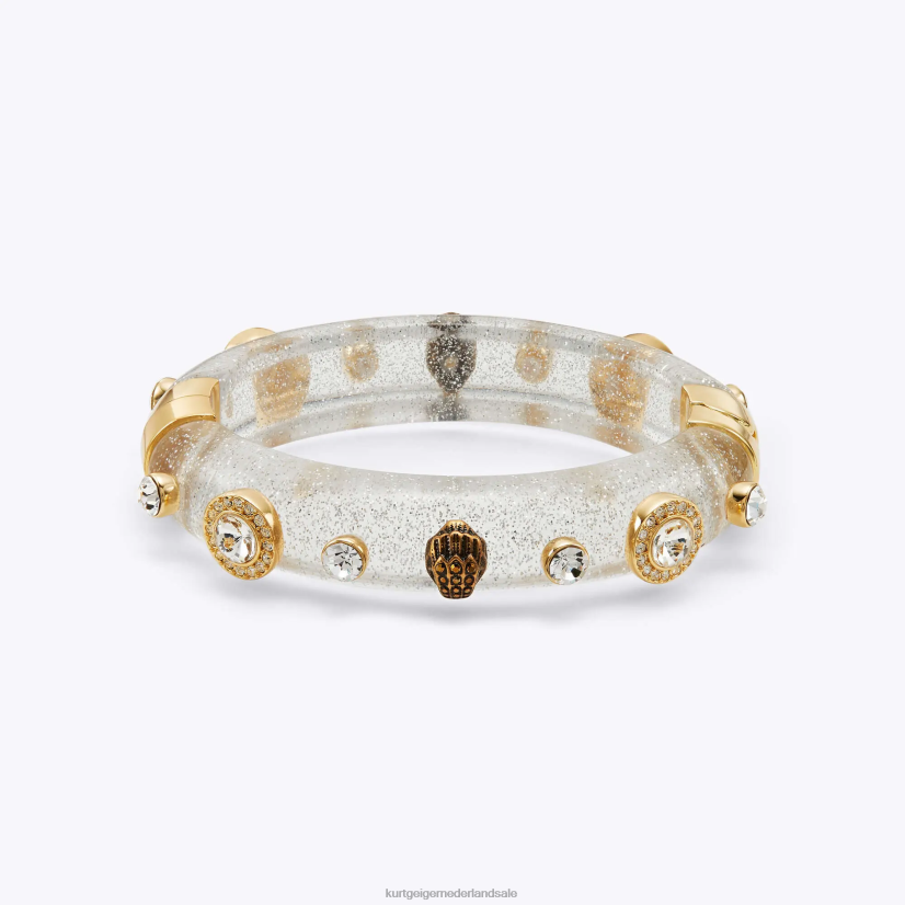 vrouwen Kurt Geiger N206R553 Londen glitterkristal armband zilver | accessoires