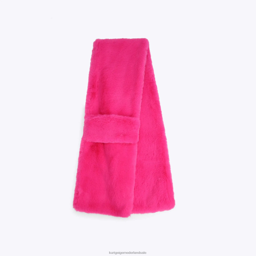 vrouwen Kurt Geiger N206R506 Londen Poppy sjaal fushia | accessoires