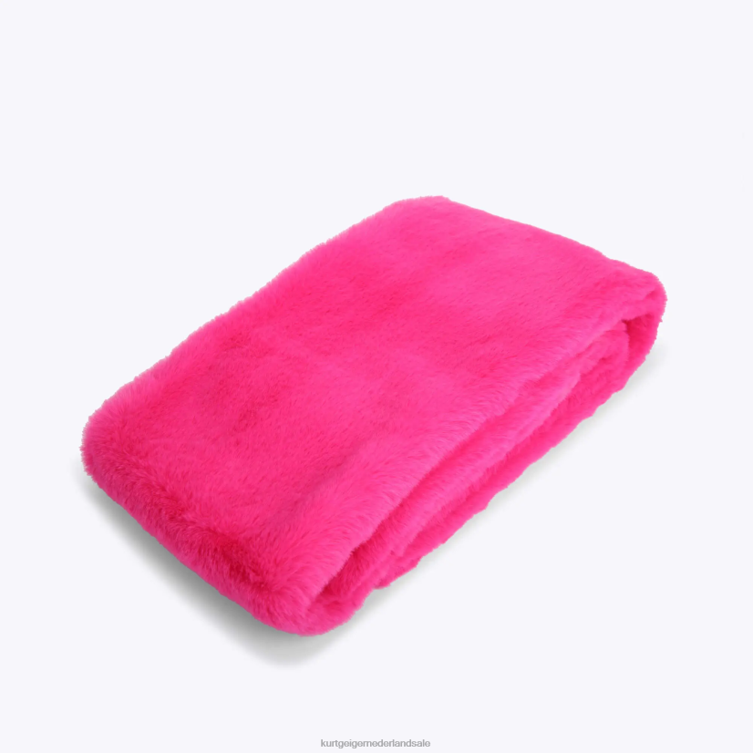 vrouwen Kurt Geiger N206R506 Londen Poppy sjaal fushia | accessoires