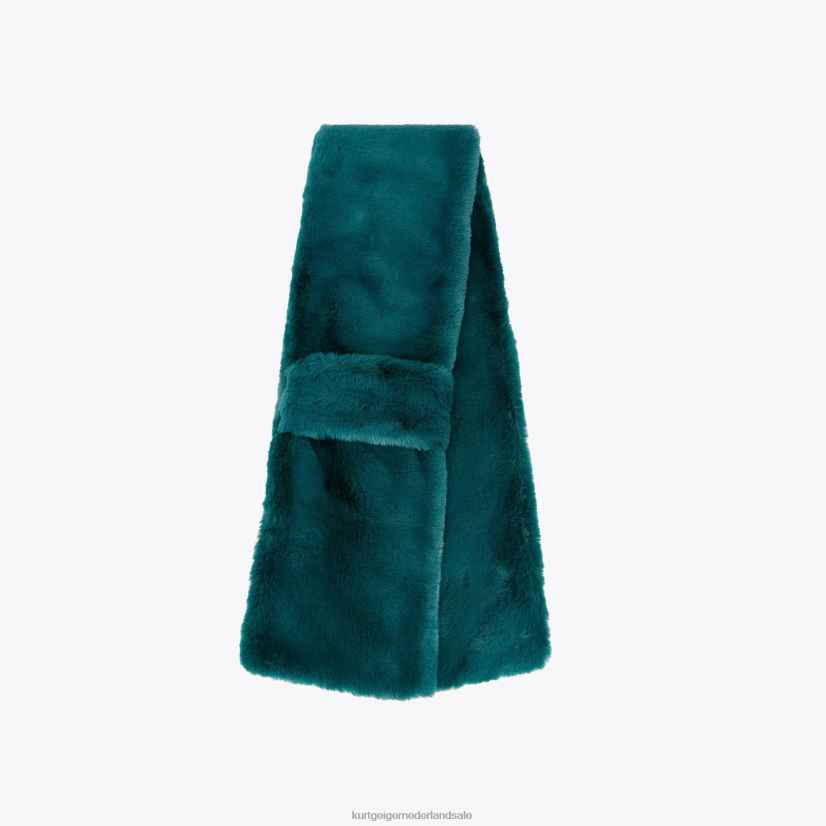 vrouwen Kurt Geiger N206R512 Londen Poppy sjaal groente | accessoires