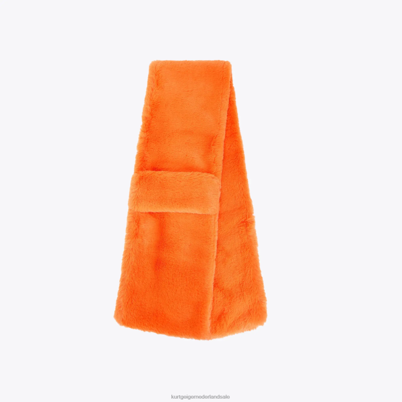vrouwen Kurt Geiger N206R513 Londen Poppy sjaal oranje | accessoires