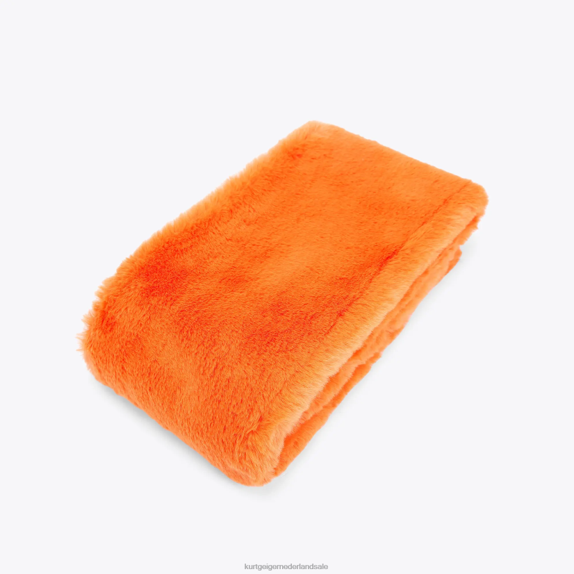 vrouwen Kurt Geiger N206R513 Londen Poppy sjaal oranje | accessoires