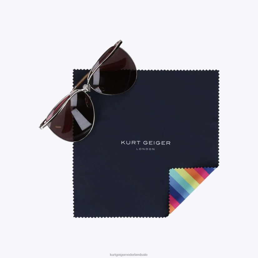 vrouwen Kurt Geiger N206R464 London Eagle pilotenzonnebril goud | accessoires