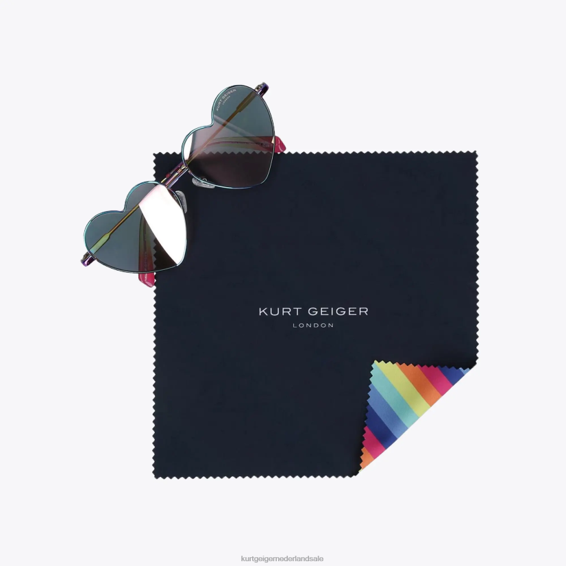 vrouwen Kurt Geiger N206R467 London metalen hartzonnebril metalen combinatie | accessoires
