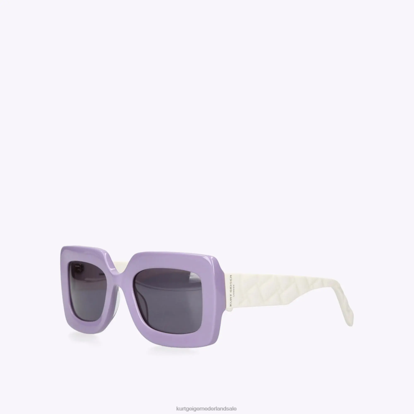 vrouwen Kurt Geiger N206R473 Londen kensington zonnebril lila | accessoires