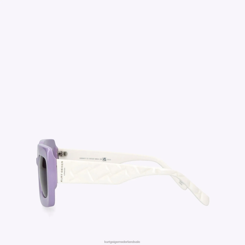 vrouwen Kurt Geiger N206R473 Londen kensington zonnebril lila | accessoires