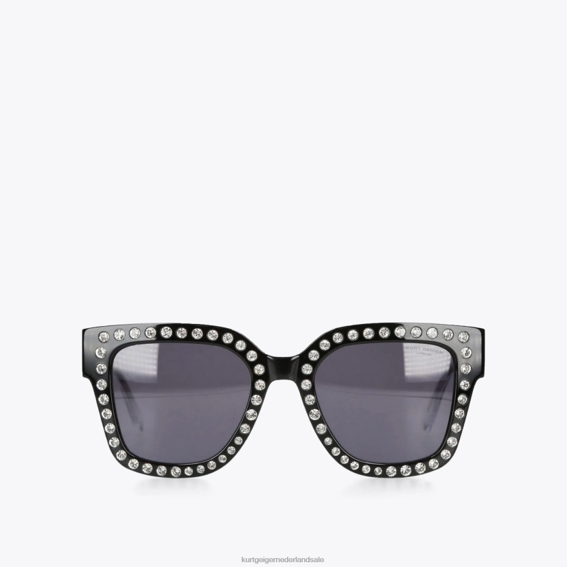 vrouwen Kurt Geiger N206R478 Londen juweel zonnebril zwart anders | accessoires