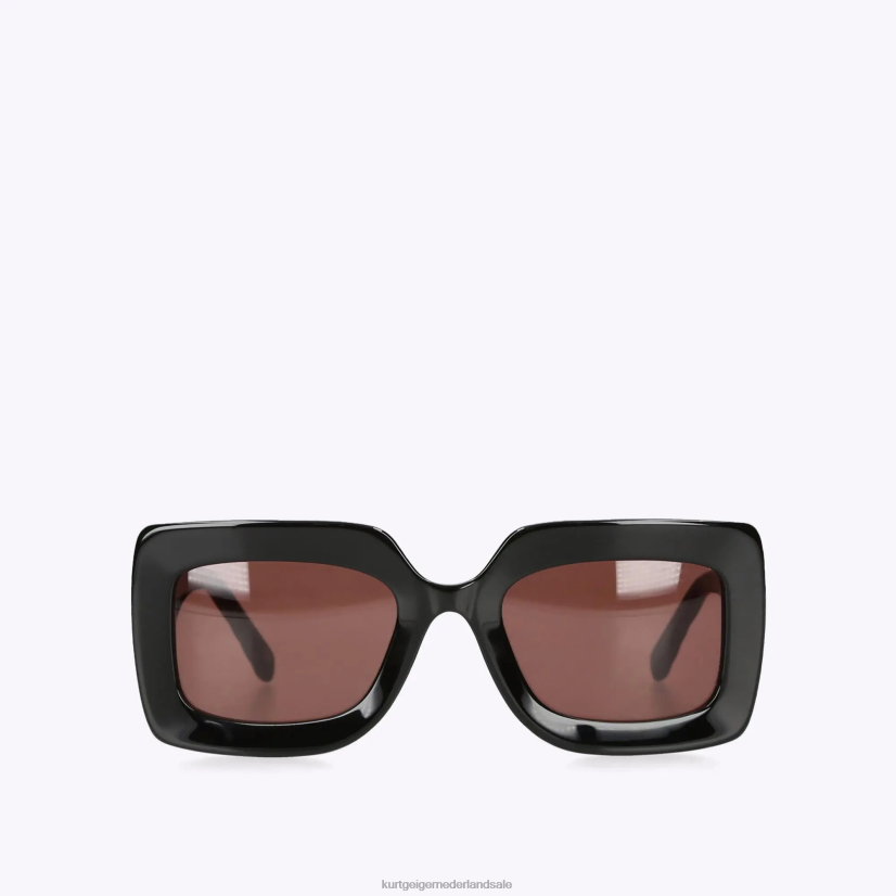 vrouwen Kurt Geiger N206R524 Londen kensington zonnebril zwart | accessoires