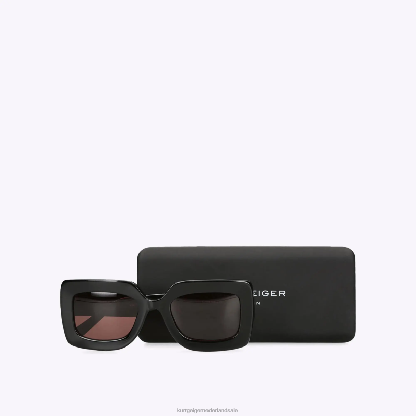 vrouwen Kurt Geiger N206R524 Londen kensington zonnebril zwart | accessoires