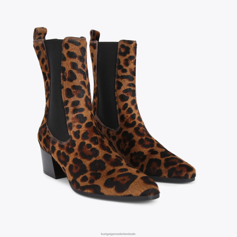 vrouwen Kurt Geiger N206R663 Londense ster Chelsea midden bruin | schoenen
