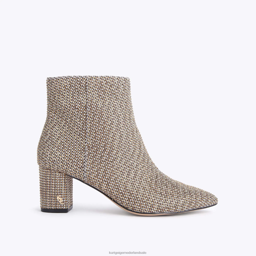 vrouwen Kurt Geiger N206R306 Londen burlington enkellaarsjes beige | schoenen