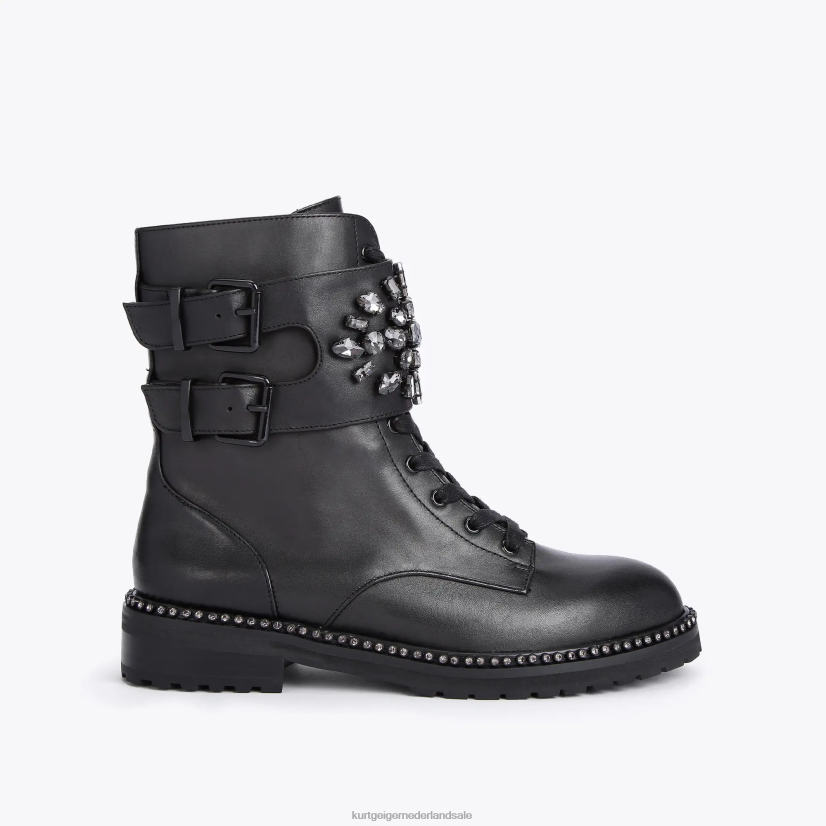 vrouwen Kurt Geiger N206R310 Londen stoep zwarte combinatie | schoenen