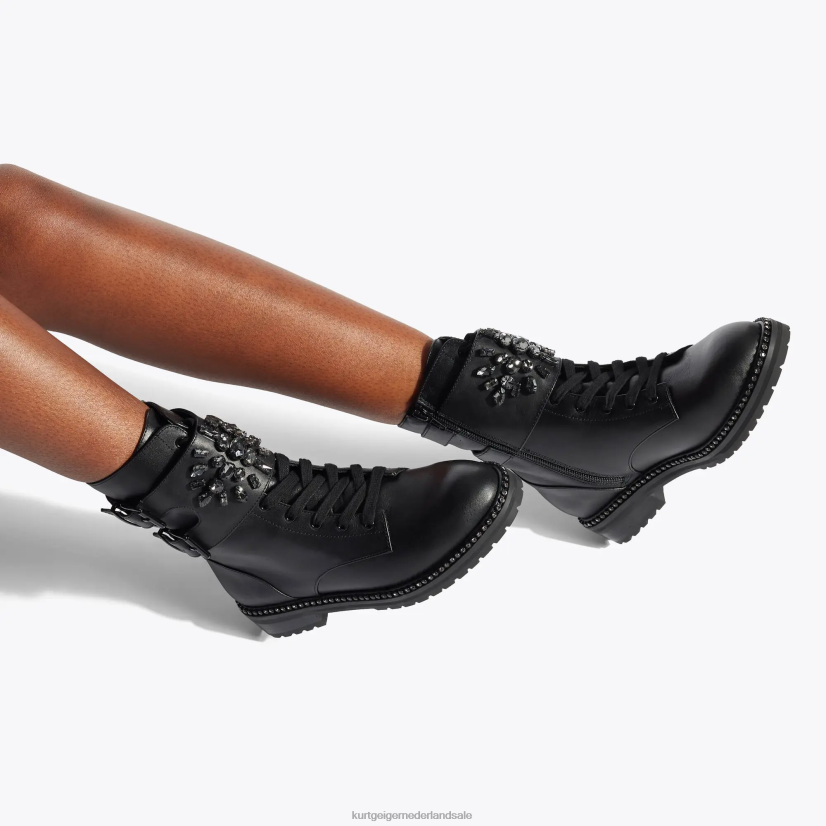 vrouwen Kurt Geiger N206R310 Londen stoep zwarte combinatie | schoenen