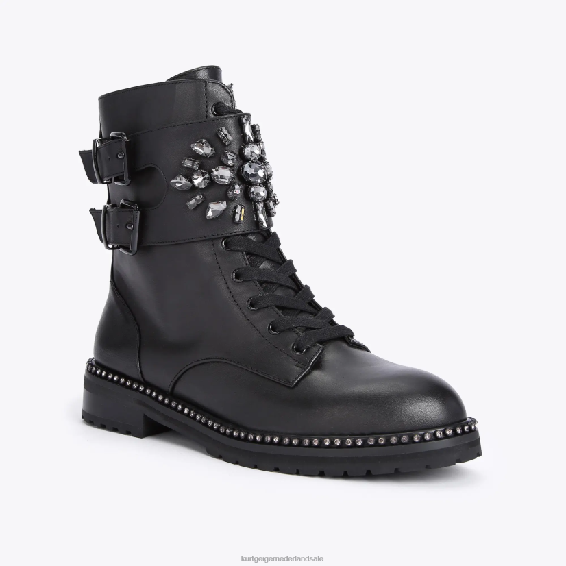 vrouwen Kurt Geiger N206R310 Londen stoep zwarte combinatie | schoenen