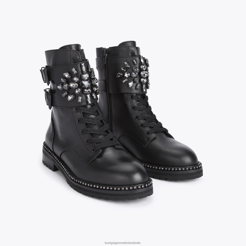 vrouwen Kurt Geiger N206R310 Londen stoep zwarte combinatie | schoenen