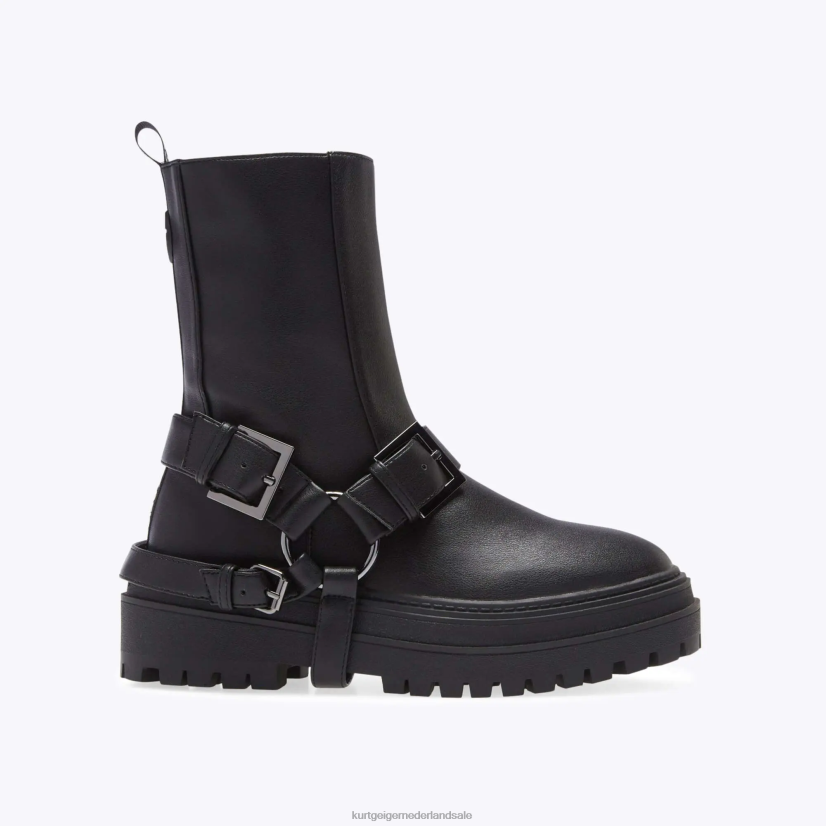 vrouwen Kurt Geiger N206R375 Londen loopvlak harnas zwart | schoenen