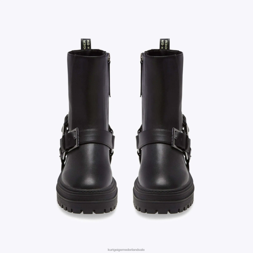 vrouwen Kurt Geiger N206R375 Londen loopvlak harnas zwart | schoenen