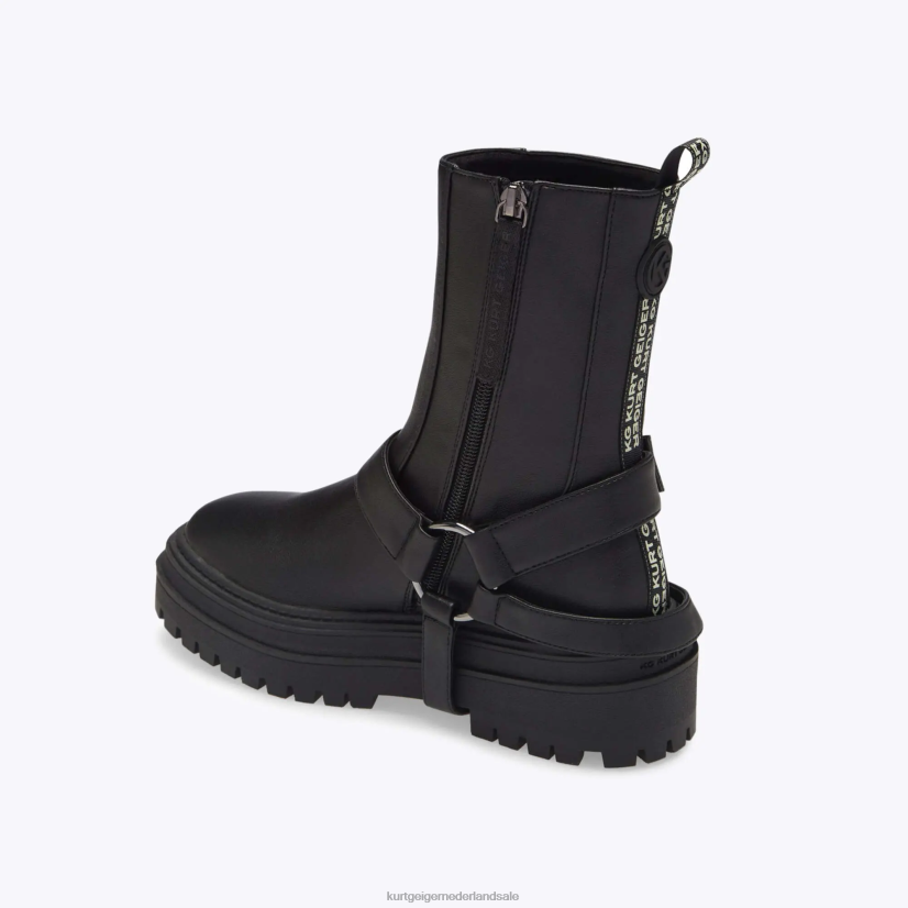vrouwen Kurt Geiger N206R375 Londen loopvlak harnas zwart | schoenen