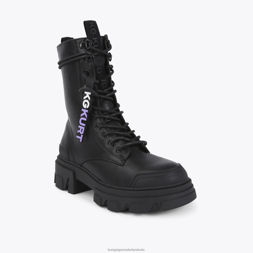 vrouwen Kurt Geiger N206R457 Londen trekker veterschoenen zwart | schoenen